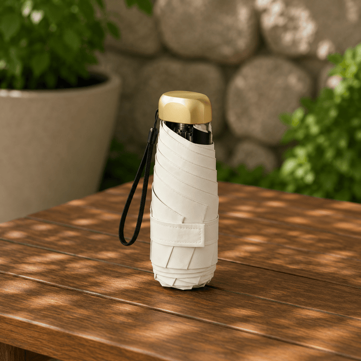 Compact Water-Repellent Travel Umbrella