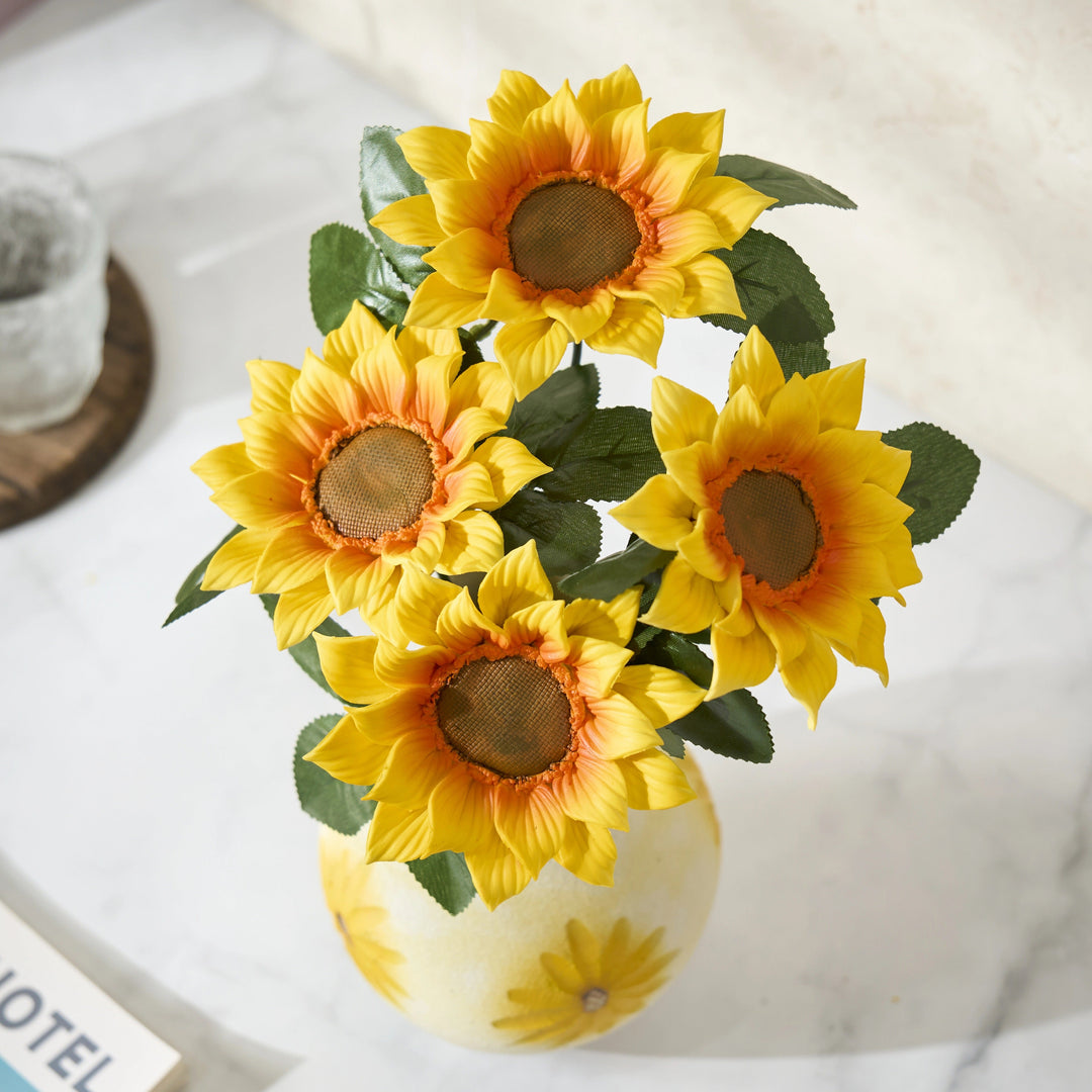 Cheerful Porcelain Artificial Flower Arrangement 3