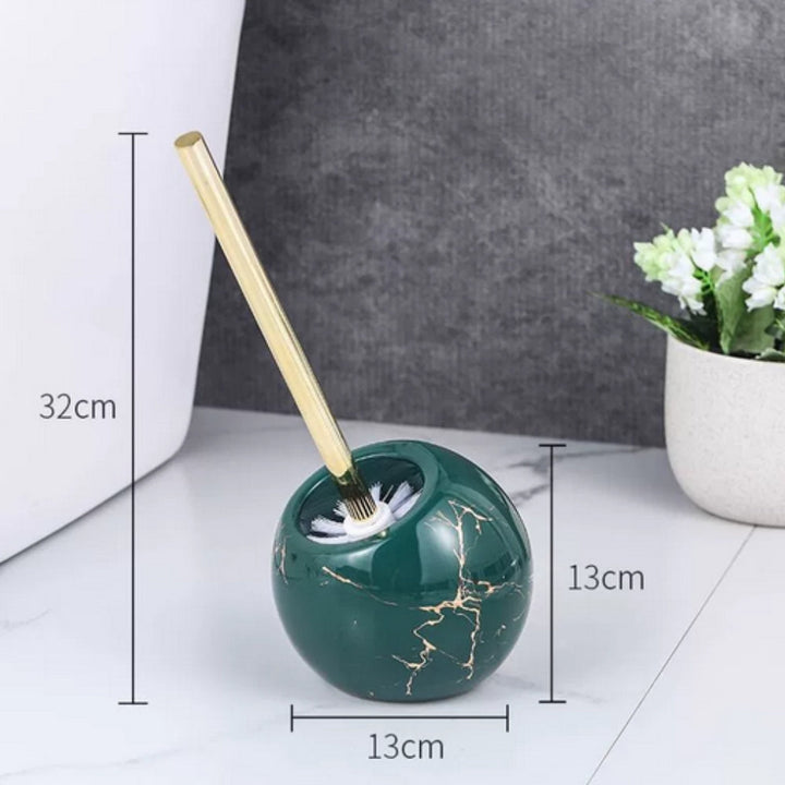 Chic Ceramic Toilet Brush with Holder 4