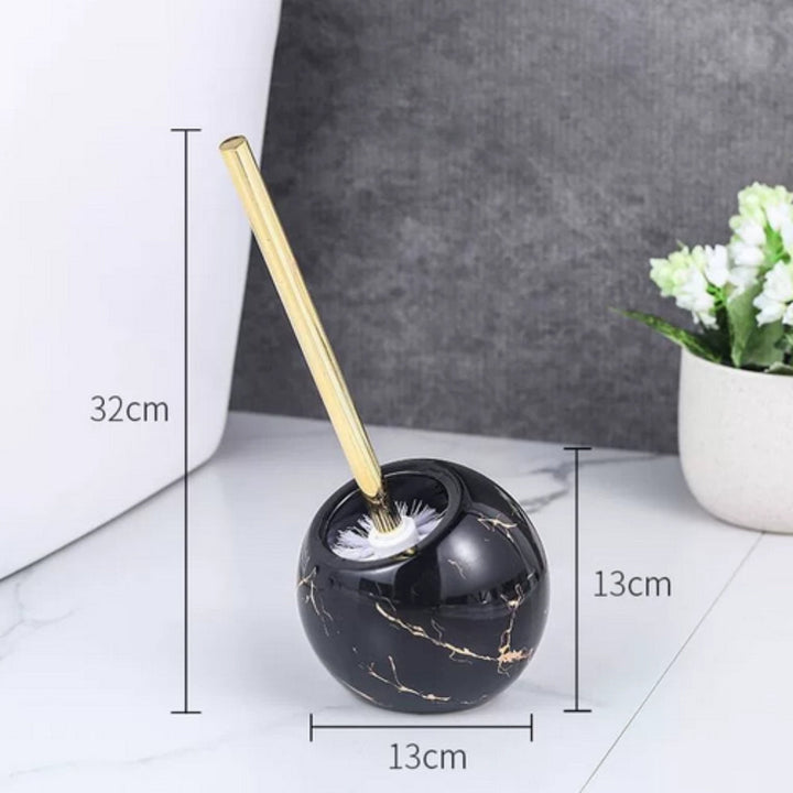 Chic Ceramic Toilet Brush with Holder 5