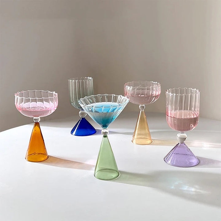 Chic Crystal Cocktail Glass 3