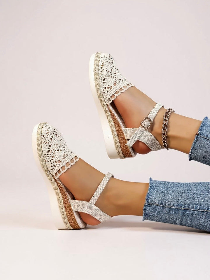 Chic Espadrille Wedge Sandals 2