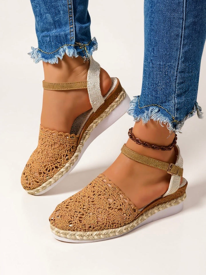 Chic Espadrille Wedge Sandals 6