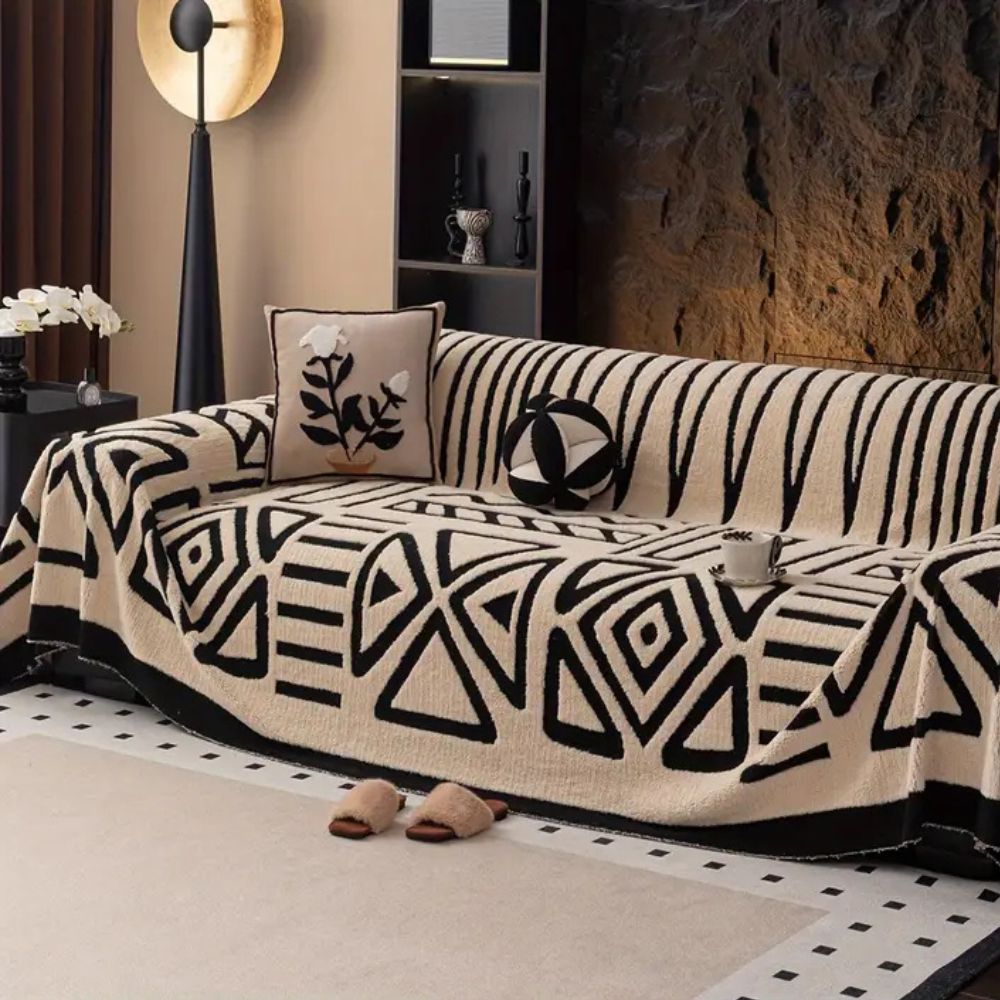 Chic Microfibre Couch Cover 1