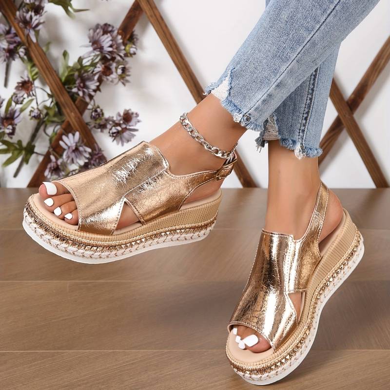 Chic Orthopedic Wedge Sandals for Women 2