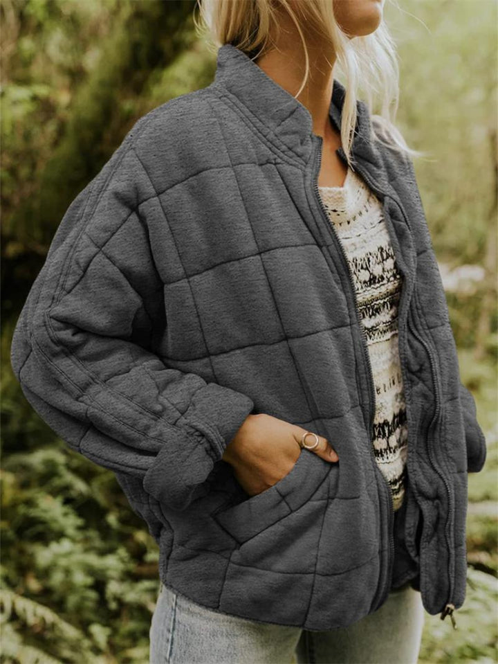Chic Quilted Puffer Jacket for Women 0