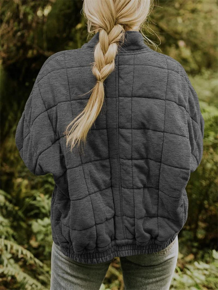 Chic Quilted Puffer Jacket for Women 1