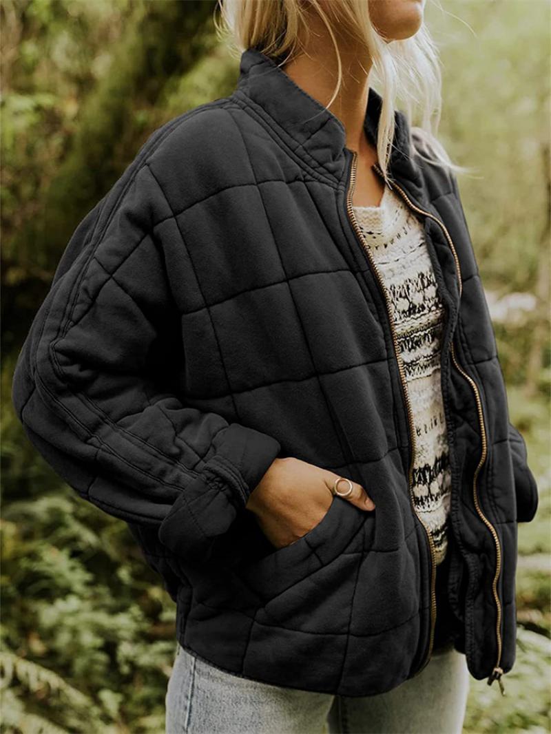 Chic Quilted Puffer Jacket for Women 6