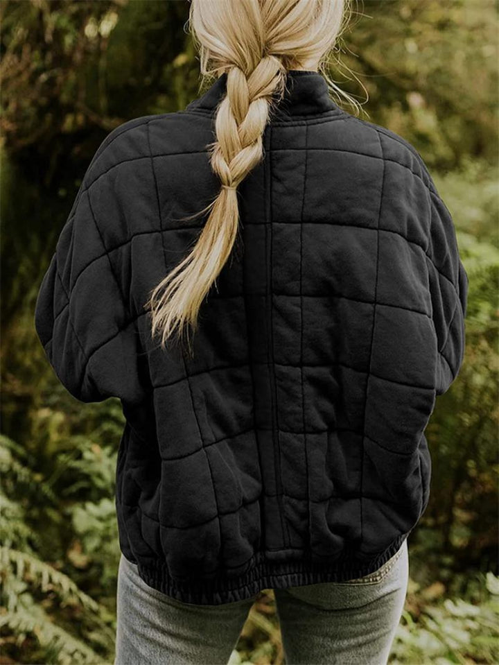 Chic Quilted Puffer Jacket for Women 7