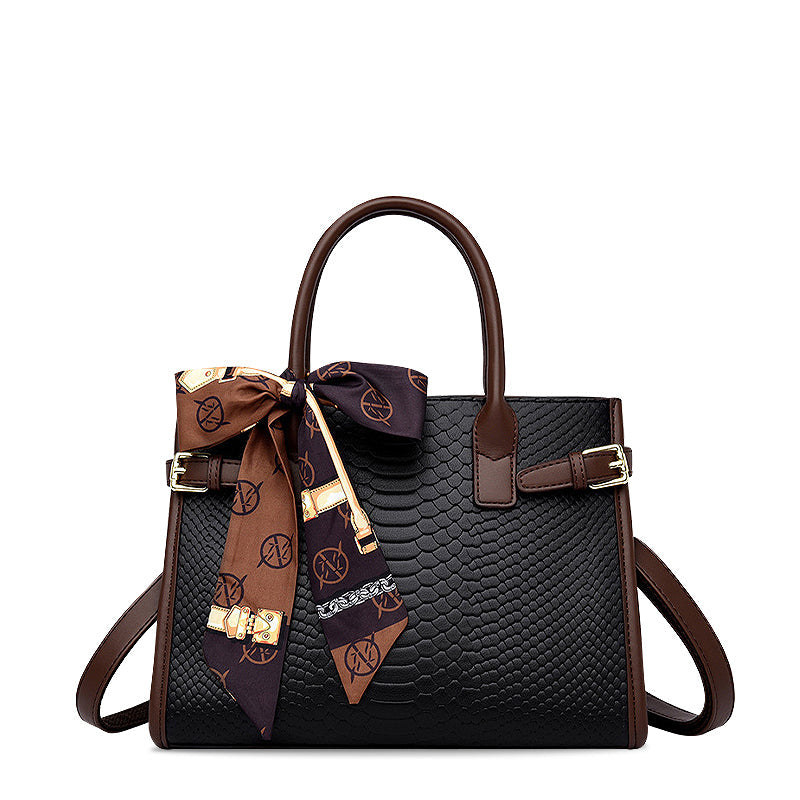 Chic Vegan Leather Handbag 1