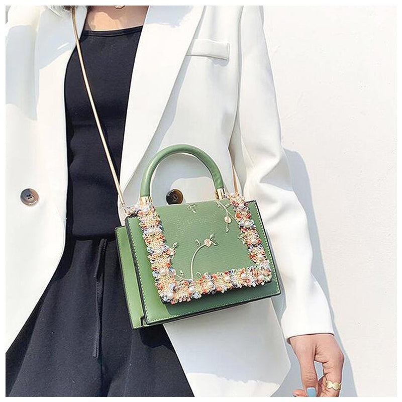 Chic Vegan Leather Handbag 2