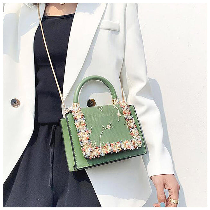 Chic Vegan Leather Handbag 2