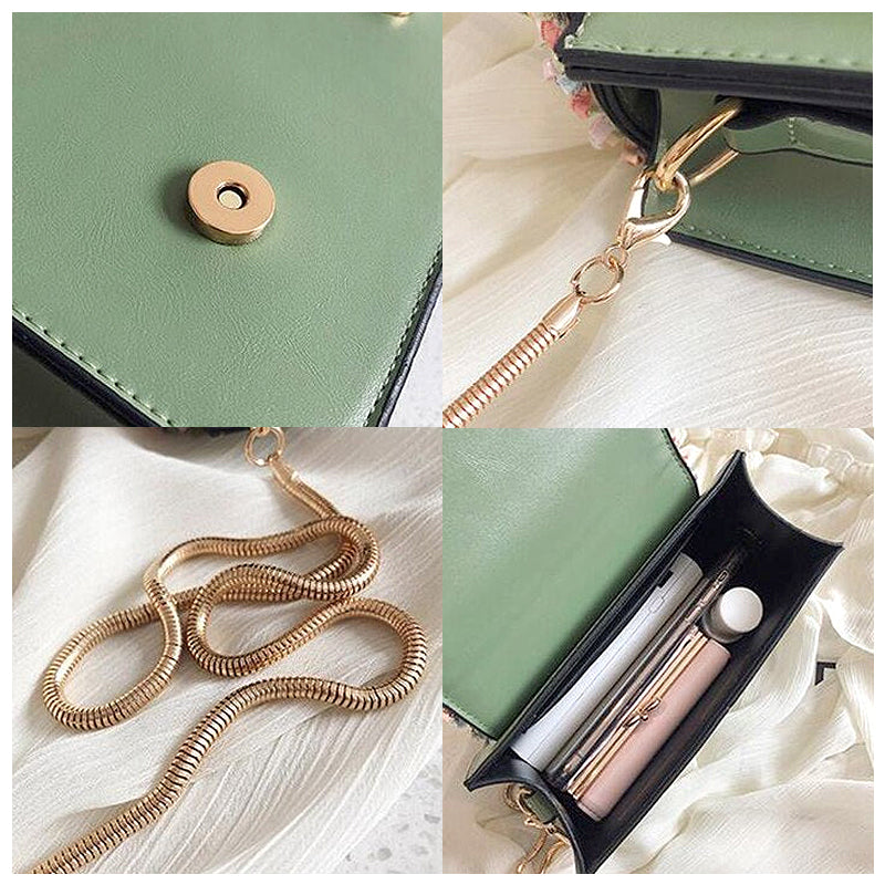 Chic Vegan Leather Handbag 3