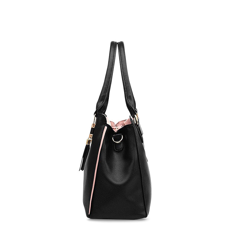 Chic Vegan Leather Shoulder Bag 4