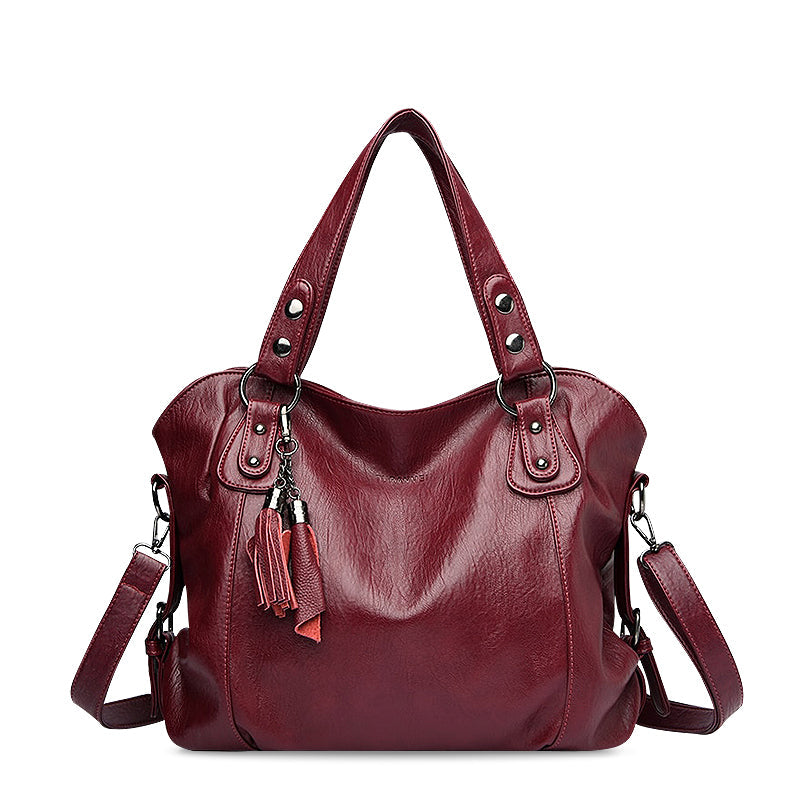 Chic Vegan Leather Tote 1