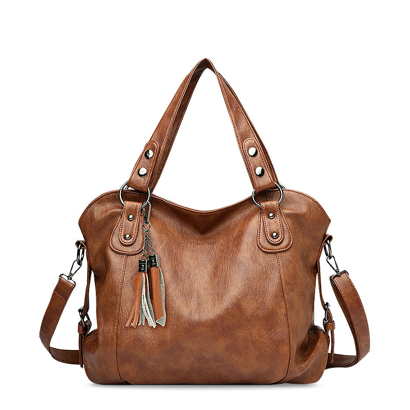 Chic Vegan Leather Tote 2
