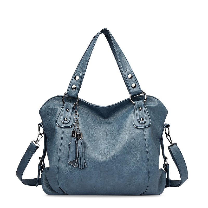 Chic Vegan Leather Tote 4