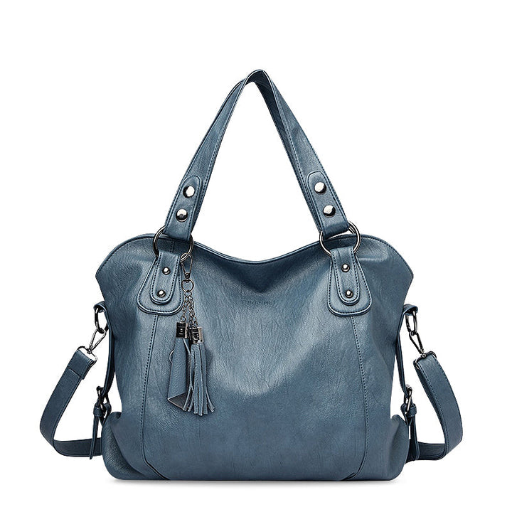 Chic Vegan Leather Tote 4