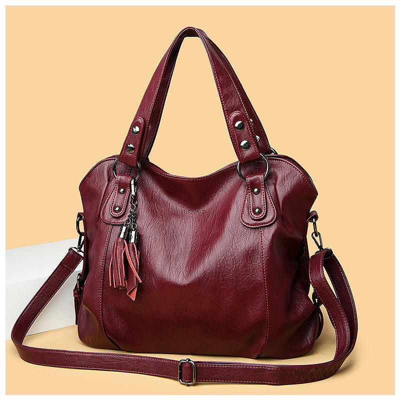Chic Vegan Leather Tote 7