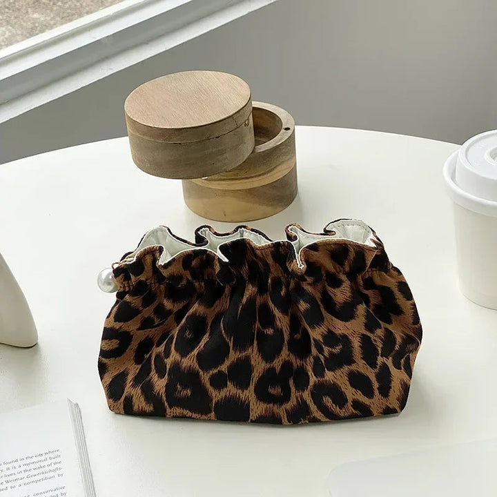 Chic Velvet Leopard Pouch 3
