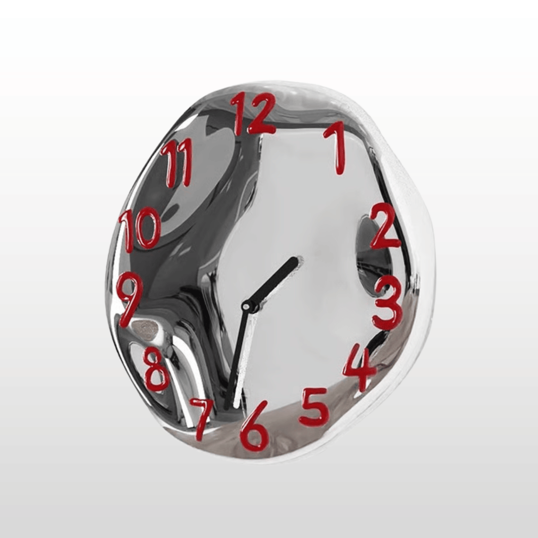 Chrome Ceramic Wall Clock 4