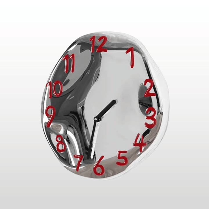 Chrome Ceramic Wall Clock 4