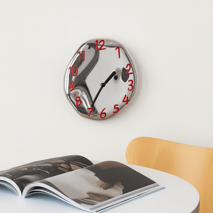 Chrome Ceramic Wall Clock 5