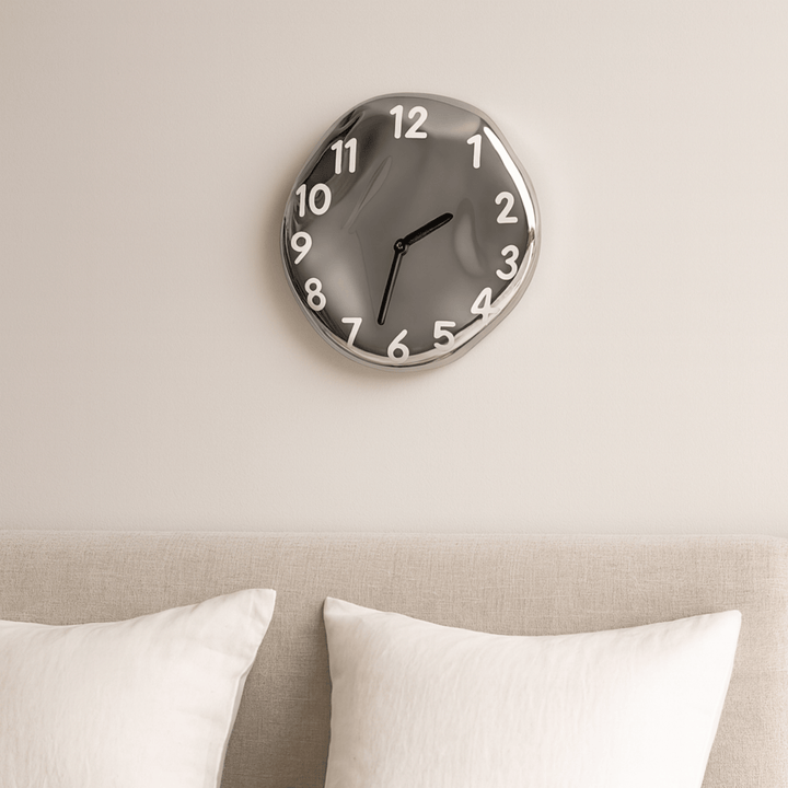 Chrome Ceramic Wall Clock 6