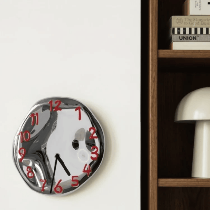 Chrome Ceramic Wall Clock 7