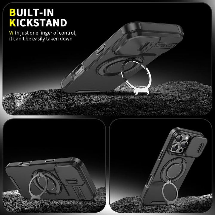 Rugged Magnetic Kickstand Case