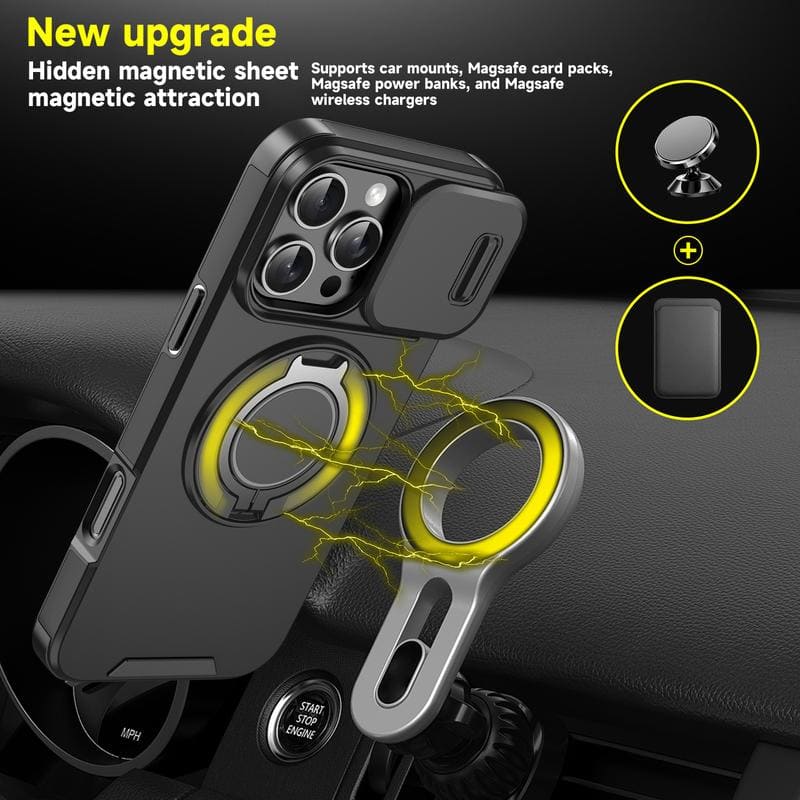 Rugged Magnetic Kickstand Case