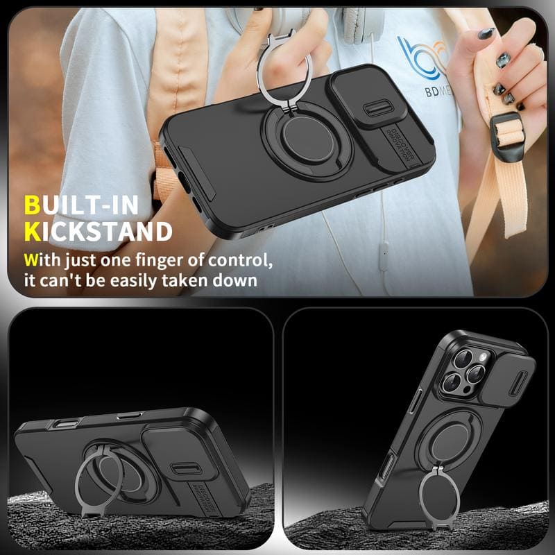 Magnetic Kickstand Case lifestyle in hand