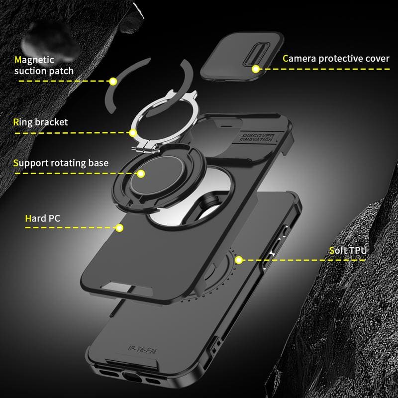 Rugged Magnetic Kickstand Case