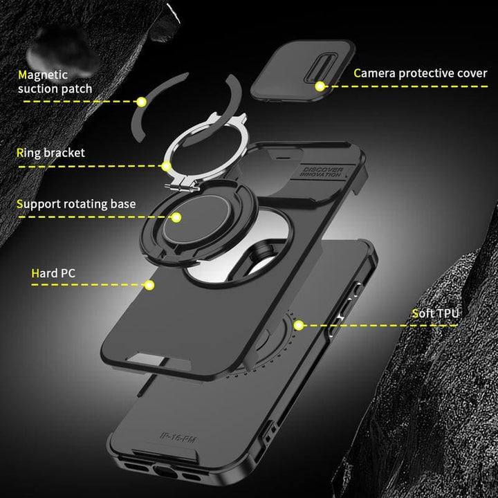 Rugged Magnetic Kickstand Case