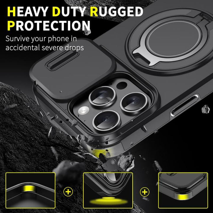 Rugged Magnetic Kickstand Case
