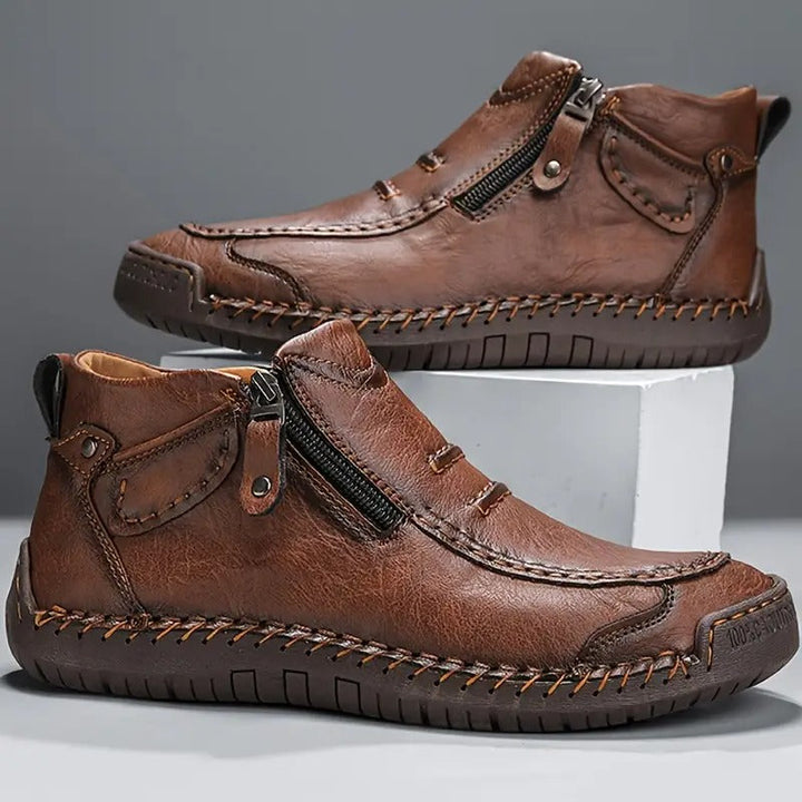 Classic Ankle Boots with Zipper 0