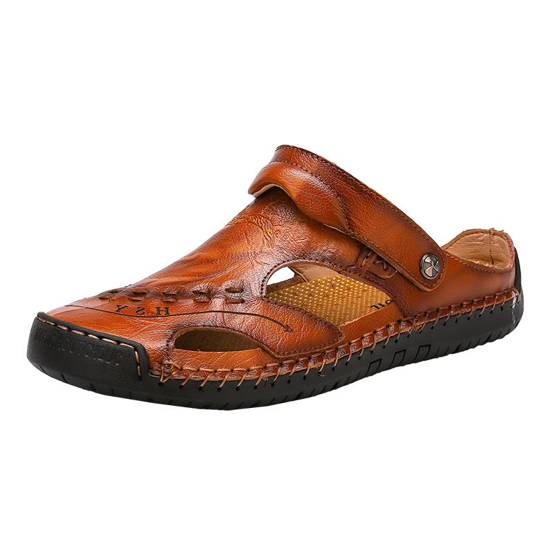 Classic Breathable Leather Men's Sandals 1