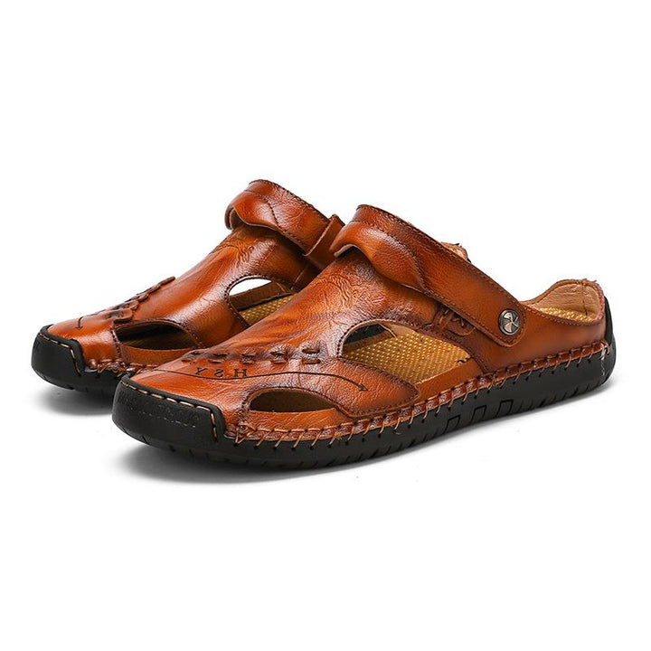 Classic Breathable Leather Men's Sandals 2