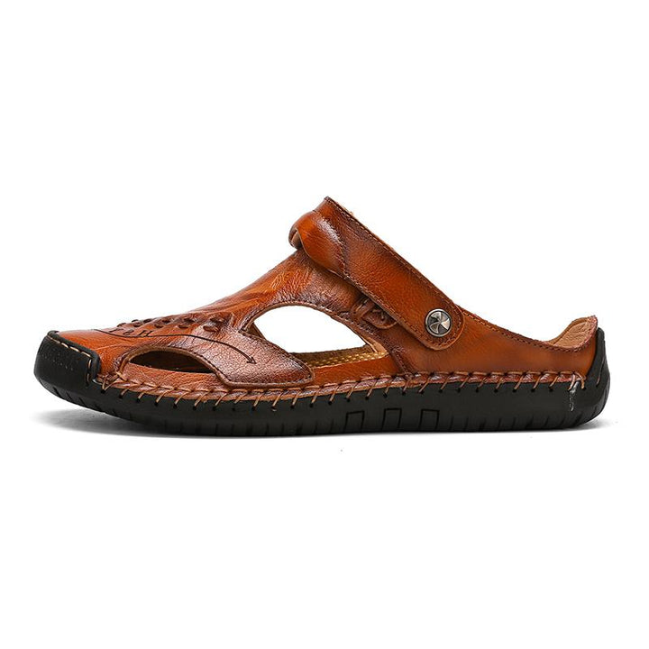 Classic Breathable Leather Men's Sandals 3