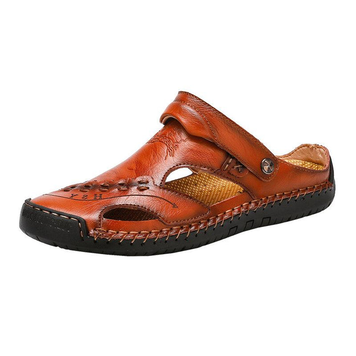 Classic Breathable Leather Men's Sandals 9