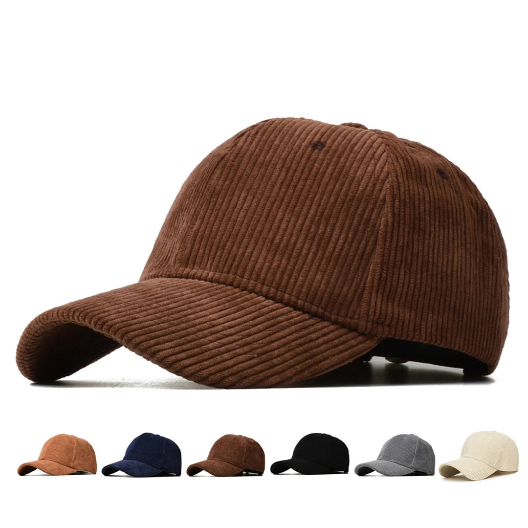 Classic Corduroy Baseball Cap for Men 1