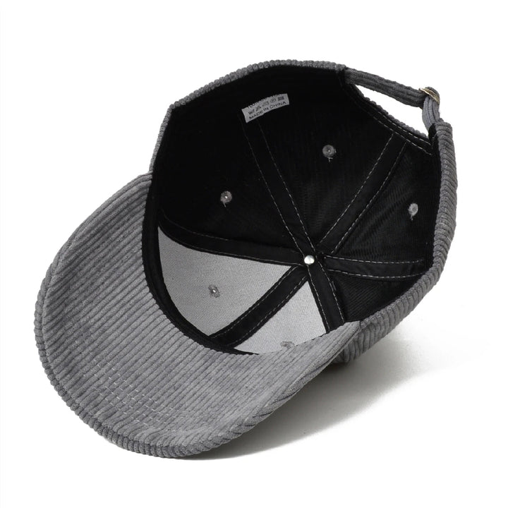Classic Corduroy Baseball Cap for Men 8