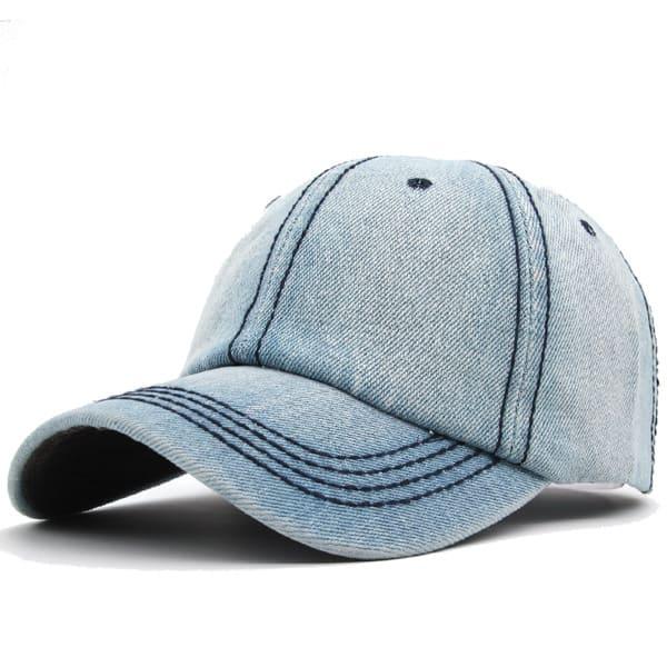 Classic Denim Baseball Cap for Men 1