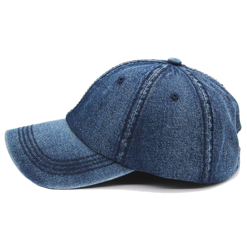 Classic Denim Baseball Cap for Men 4