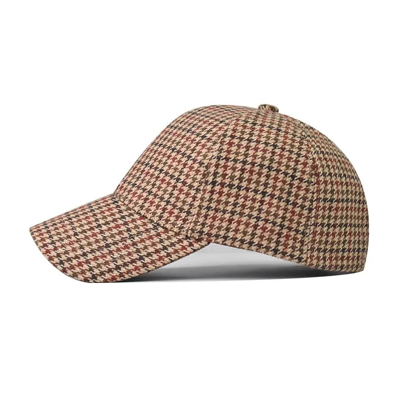 Classic Houndstooth Baseball Cap 3