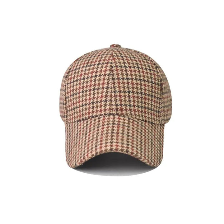 Classic Houndstooth Baseball Cap 4