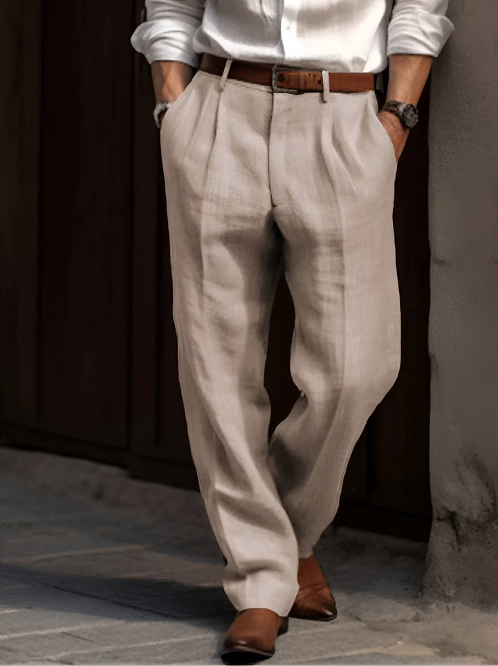 Classic Linen Dress Pants 0