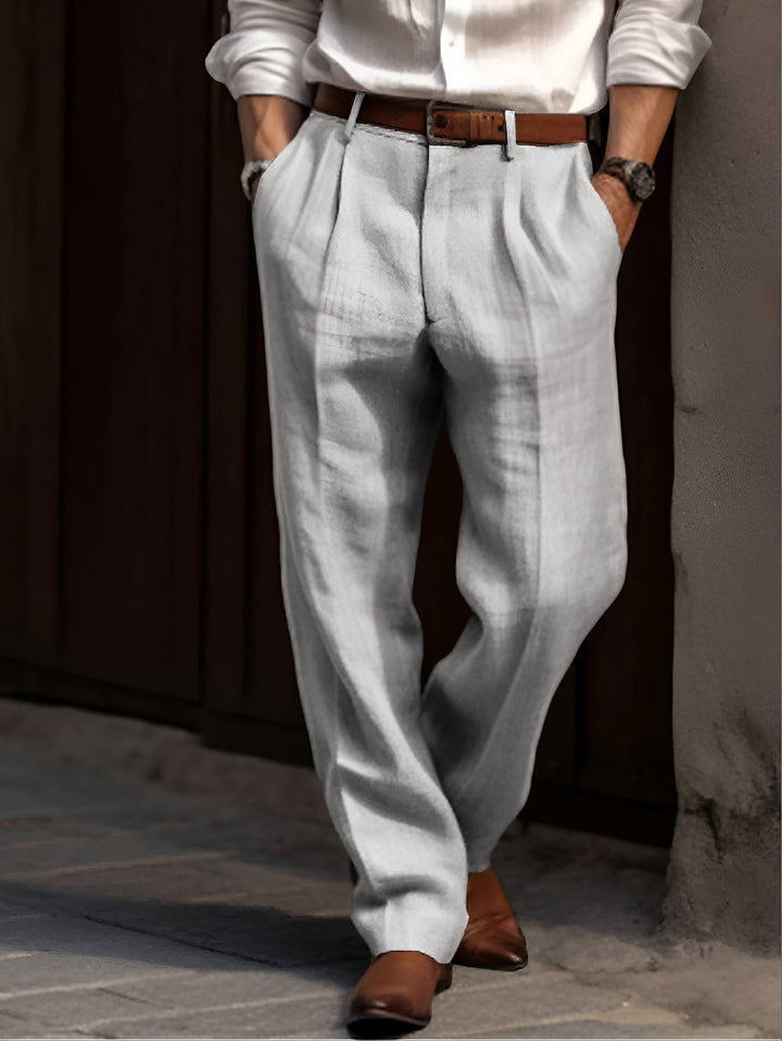 Classic Linen Dress Pants 1