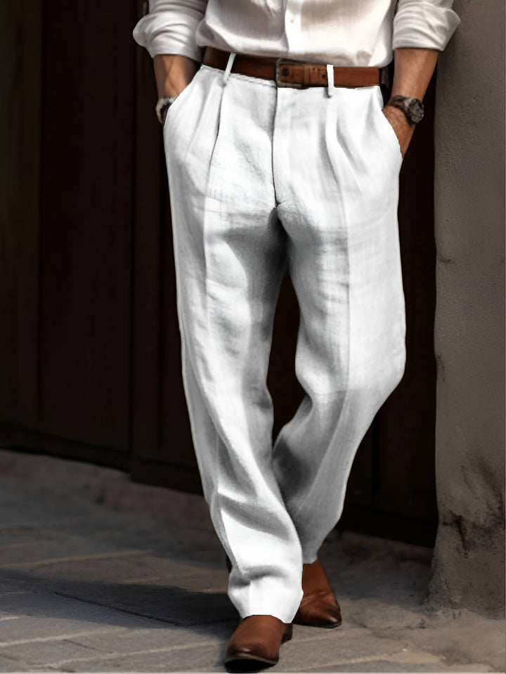 Classic Linen Dress Pants 2
