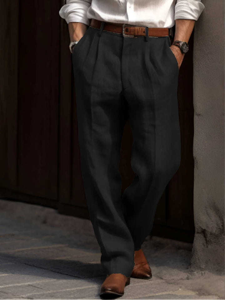 Classic Linen Dress Pants 3